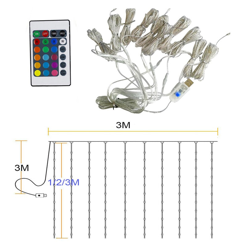 LED String Vorhanglicht